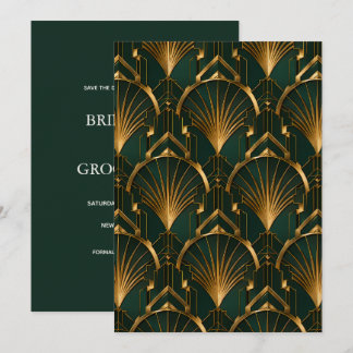 Reserve A Data The Gatsby Wedding Save the Date Card