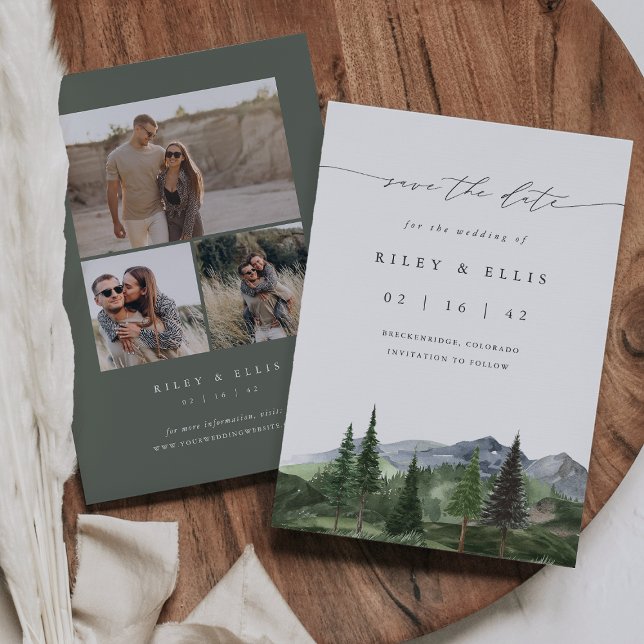 Reserve A Data Timberline | Casamento Rustic Minimal Mountain (Criador carregado)