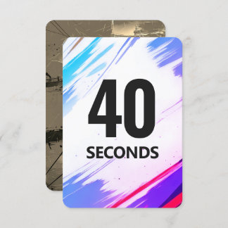 Reserve A Data Time Fitness Card with Gold Backing