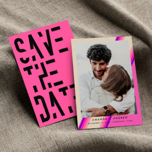 Reserve A Data Típico Rosa Quente 70s Típico Retroativo Stripes C