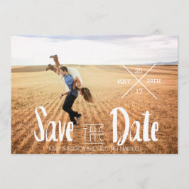 Reserve A Data Tipografia Boêmica Moderna | A data de salvamento