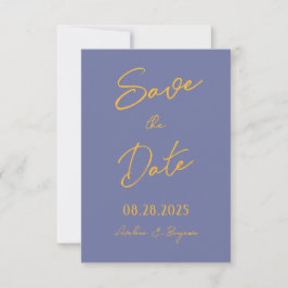 Reserve A Data Tipografia Casamento Blueberry Sunshine