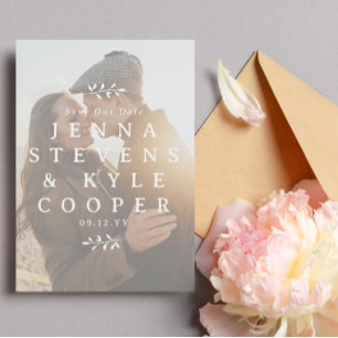 Reserve A Data Tipografia de Twigs Brancos Foto Código QR Salvar 