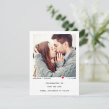 Tipografia Negra Minimalista com Foto do Coração V