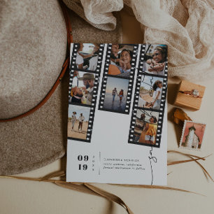 Reserve A Data Tira de Filme Fofa Foto Salve a Data