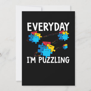 Reserve A Data Todos os dias eu sou o Puzzling. Mês de Consciênci
