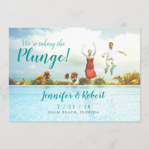 Reserve A Data Tomando o divertimento do verão do mergulho salvar