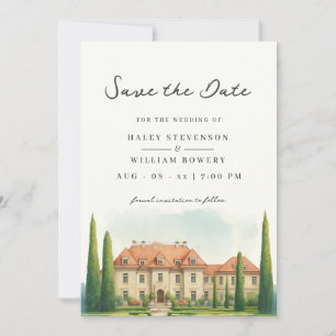 Reserve A Data Toscana Aquarela Itália Destino Casamento Vila