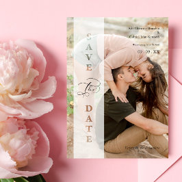 Reserve A Data Transparency Photo Script Cut Paper Effect Wedding