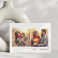 Três Fotos Simples Tipografia Minimalista Casament