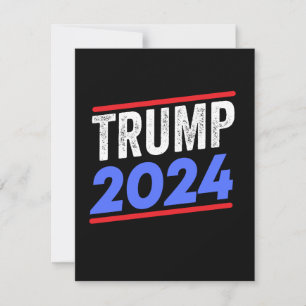 Reserve A Data Trump 2024 Para A Eleição Do Presidente Donald J