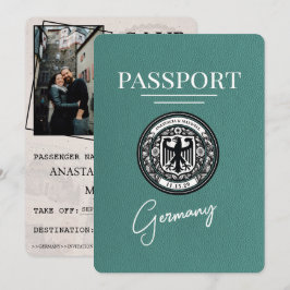Reserve A Data Turquesa Alemanha Passaporte Exceto Data