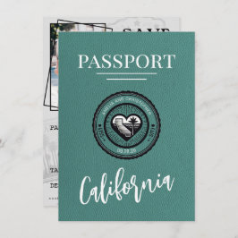 Reserve A Data Turquoise California Passport Salvar a Data