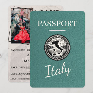 Reserve A Data Turquoise Itália Passaporte
