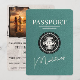 Reserve A Data Turquoise Maldives Passaporte Salvar Data