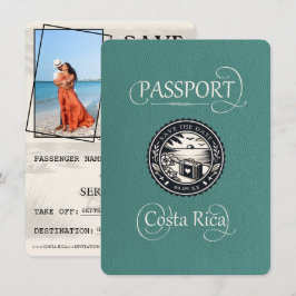 Reserve A Data Turquoise Passaporte Costa Rica