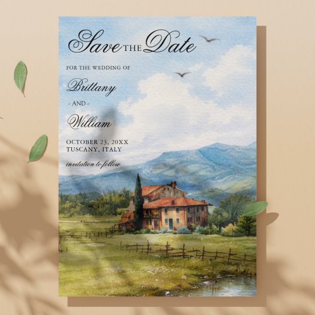 Reserve A Data Tuscany Countryside Vineyard Wedding  (Criador carregado)