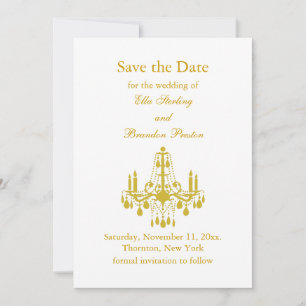 Reserve A Data Um Grand Ballroom Salva a Data (amarelo)