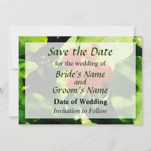 Reserve A Data Um Save the Date de Nastúrcios Laranja