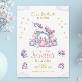 Reserve A Data Unicorn Castle Rainbow Magical Birthday