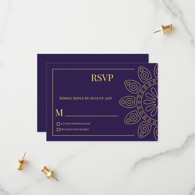 Reserve A Data Unity in Bloom Purple Response Card (Frente/Verso In Situ)