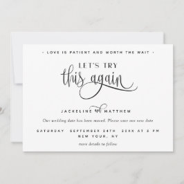 Reserve A Data Vamos Tente isso de novo, o amor é moderno pacient