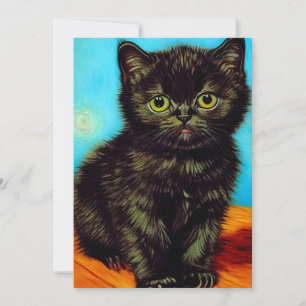 Reserve A Data Van Gogh Style Pouting Kitten