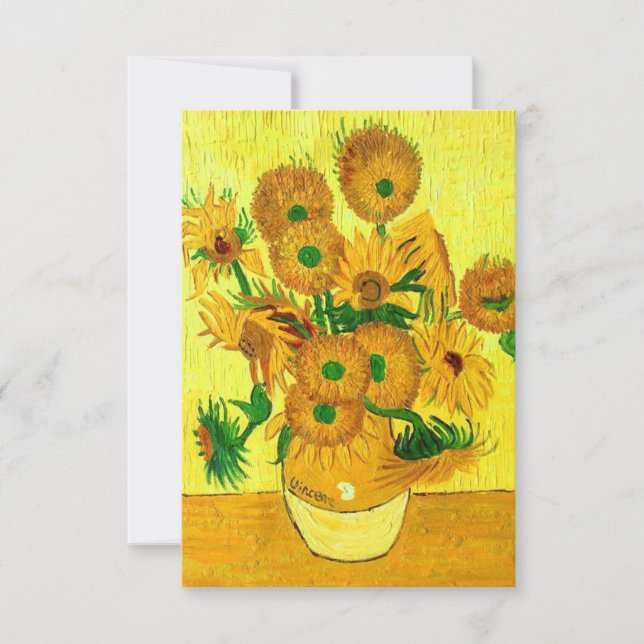 Reserve A Data Van Gogh Sunflower (Frente)