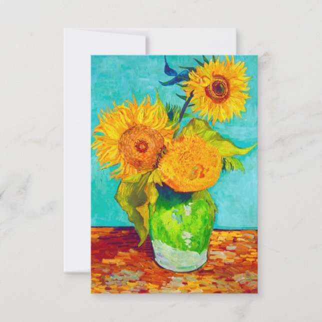 Reserve A Data Van Gogh Sunflower (Frente)