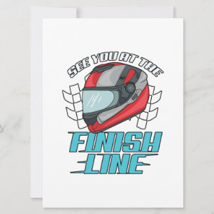 Reserve A Data Vejo Você No Presente Do Carro De Corrida De Corri