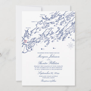 Reserve A Data VELHA VERSÃO Portland Maine Map Invitation