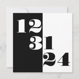 Reserve A Data Véspera de ano novo Salva a data 12 31 24 Casament