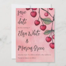 Vibrações de Cereja Casamento Personalizado Engaja
