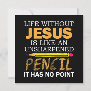 Reserve A Data Vida sem Jesus Engraçado Fé Religiosa Cristã