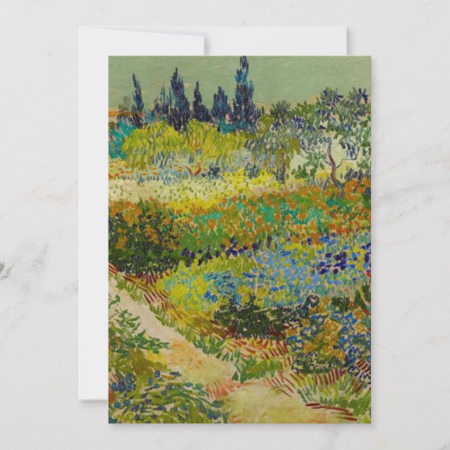Reserve A Data Vincent Van Gogh Garden em Arles (Frente)