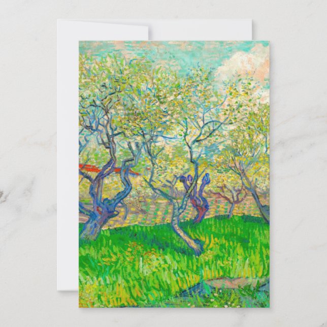 Reserve A Data Vincent van Gogh Pomar em Flor (Frente)
