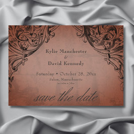 Reserve A Data Vintage Bat Até O Casamento De Ferrugem Da Morte