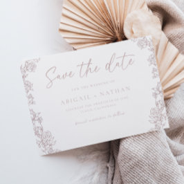 Reserve A Data Vintage Chinoiserie Blush Wreath Casamento