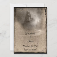 Vintage Dark Castle Gothic Wedding