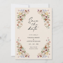 Reserve A Data Vintage Flor Silvestre Salvar A Data