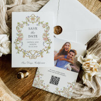 Vintage Garden | Foto Luxe Colorida e Código QR