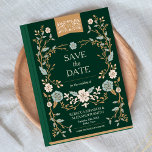 Reserve A Data Vintage Library Book Save the Date<br><div class="desc">Photography courtesy of Othello Silla: www.othellosilla.com</div>
