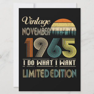 Reserve A Data Vintage Novembro De 1965 What I want Limited Editi
