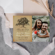 Vintage Old Oak Tree Casamento Fotográfico