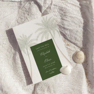 Reserve A Data Vintage Palm Tree Wedding