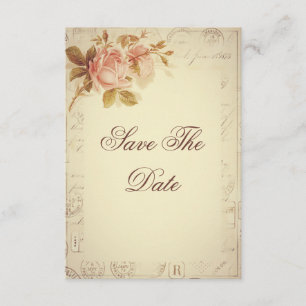 Reserve A Data Vintage Paris Postmarks Chic Rosas 50th