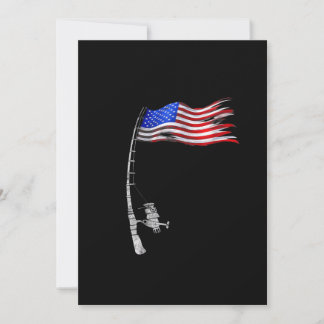 Reserve A Data Vintage Pesca Rod American Bandeira Funny Pesca Gi