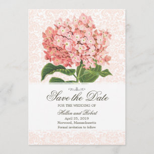 Reserve A Data Vintage Pink Hydrangea Salvar Data