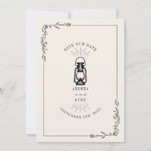 Reserve A Data Vintage Rustic Lantern Wedn Salvar A Data