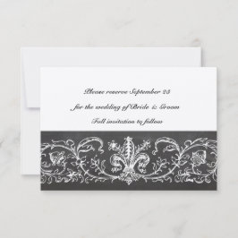 Reserve A Data Vintage Sample Chalkboard Lace Salvar a Data